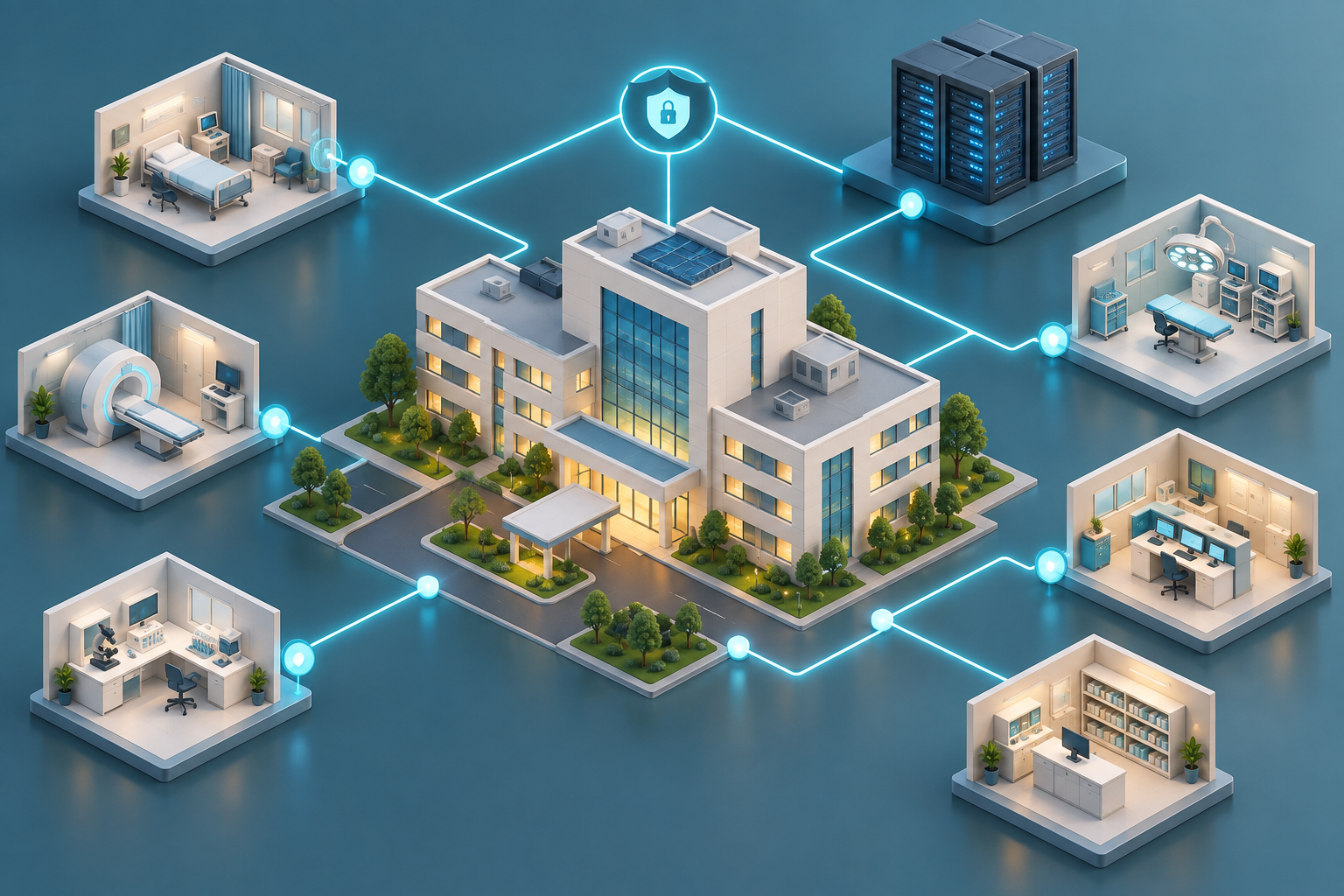 Smart hospital network infrastructure